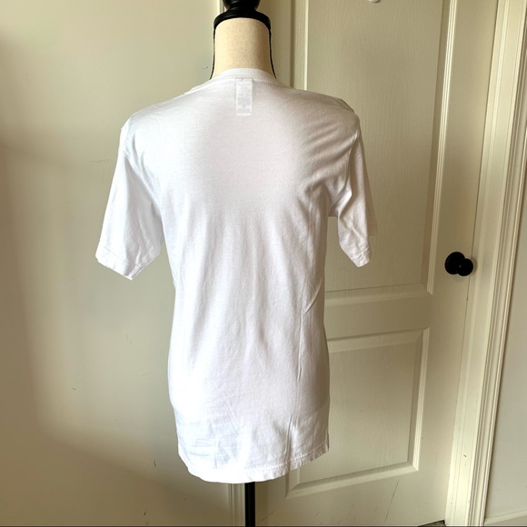 NWOT VOLCOM White Graphic Tee Shirt—SZ. Small - Picture 4 of 9
